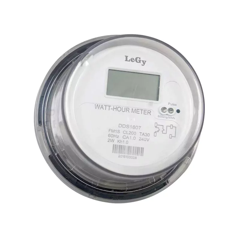 Jednofázový elektroměr typu zásuvky ANSI