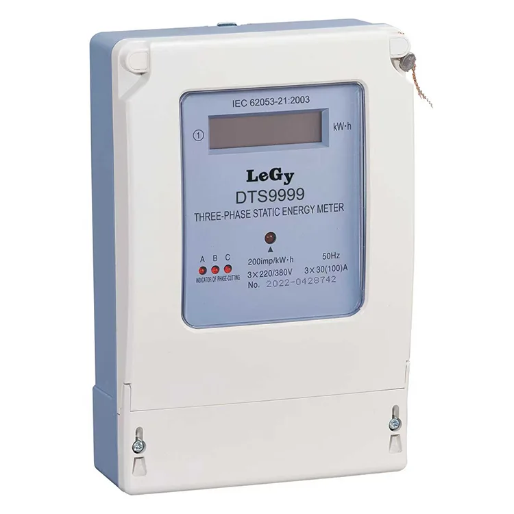 Třífázový elektronický elektroměr kWh